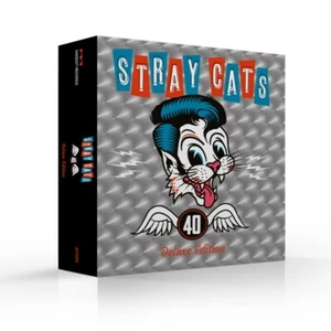 STRAY CATS - 40 (LIMITED CD DELUXE EDITION+BONUSTRACKS+  CD+MERCHANDISING NEU - Bild 1 von 1