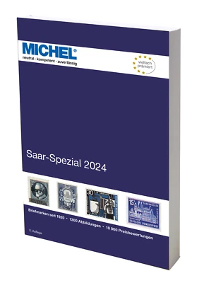 MICHEL Briefmarken Katalog Saar Spezial 2024 NEU