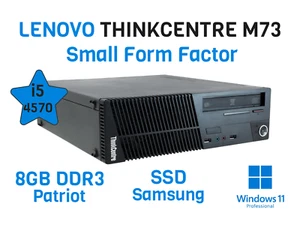 Desktop PC Lenovo ThinkCentre M73 SFF i5-4570 - 8GB RAM - 128GB SSD - Windows 11 - Bild 1 von 16