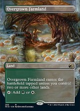 OVERGROWN FARMLAND BORDERLESS X1 NM INNISTRAD MIDNIGHT HUNT PRE-SALE MTG MAGIC