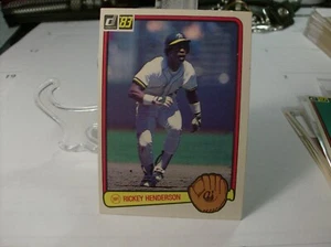 Donruss Baseball #35 1983 - Rickey Henderson - Oakland Athletics 83-138 - Imagen 1 de 2