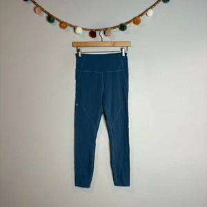 Acta blue athletic leggings - Picture 1 of 4