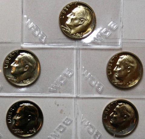 1972 S 10C Proof Roosevelt Dime - **FREE SHIPPING** Cover