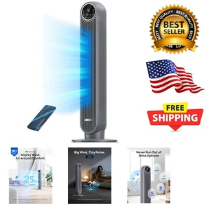 Advanced Tower Fan with 90° Oscillation - Safe, Easy-Clean Cooling Solution - Picture 1 of 10