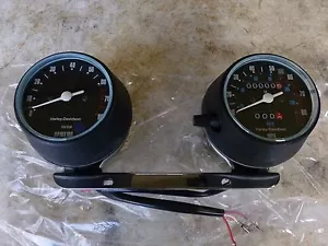 NEW VINTAGE SPEEDOMETER TACHOMETER COMBO HARLEY SPORTSTER XL 1977-84 #92058-81 - Foto 1 di 6