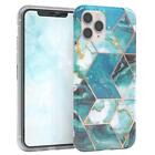 For Apple IPHONE 11 Pro Imd Protective Case TPU cover Back Marble Green