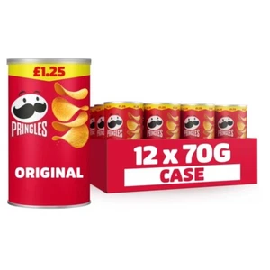 Pringles Original Flavour Sharing Crisps 12 x 70g Price Marked £1.25 - Picture 1 of 2