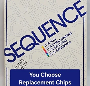 You Choose - Sequence Standar Edition Game Replacement Parts Sets of 5 Chips‐ 1" - Picture 1 of 4