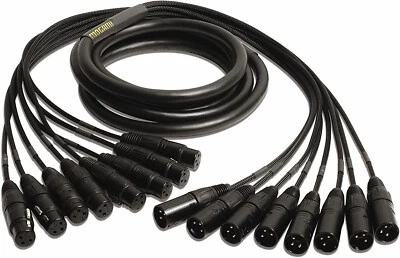 Mogami Gold Snake Cable 5FT XLRF-XLRM XLRM-XLRF Neutrik Connectors - Image 1 of 2