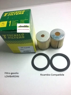 TECNECO FILTERS FILTRO GASOLIO PER MOTORI LOMBARDINI PZ 2 Ricambio Compatibile GS0104 M