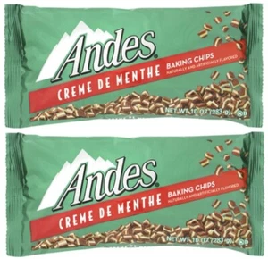 Andes Creme De Menthe Punte da Forno alla Menta al Cioccolato, 10 oz (2 Bustine) - Foto 1 di 1
