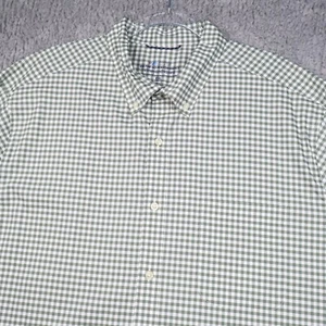 Vineyard Vines Shirt Mens 2XL OTG On The Go Performance brrr Green Gingham - Picture 1 of 16