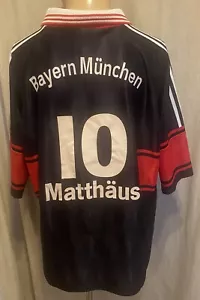 FC Bayern München Adidas Heim Trikot 1997-1999 "OPEL" + Nr.10 Matthäus Gr.XXL - Bild 1 von 15