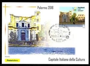 Italia 2018 : Palermo, Capitale della Cultura - Cartolina Ufficiale Poste It. - Imagen 1 de 1