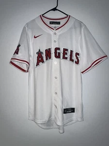 Nike Los Angeles Angels Home White Blank Jersey MLB Baseball Men's Size S NWT - Picture 1 of 5
