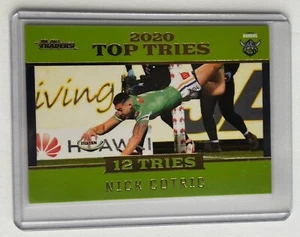 NRL Traders 2021 - NICK COTRIC (CANBERRA RAIDERS) 2020 Top Tries TT02 /115 - Imagen 1 de 3