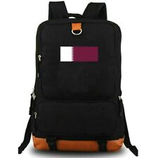 The State of Qatar Flag Backpack Banner Daypack QAT School Bag Country Rucksack