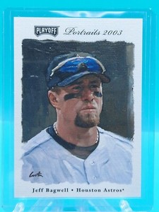 2003 Playoff Portraits #12 JEFF BAGWELL Beckett Samples Promo Card