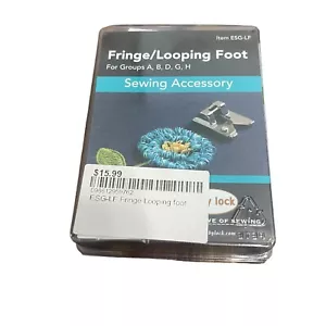 Genuine Babylock Sewing Machine Fringe/ Looping Foot #ESG-LF (New) - Picture 1 of 3