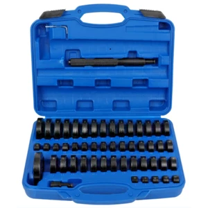 52PC Bushing Seal Ring Driver Removal Tool Bearing Hydraulic Press Kit 18-65mm - Picture 1 of 9