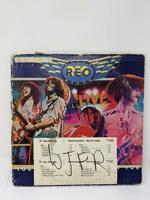 Demonstration vinyl EPIC - REO Speedwagon LIVE You Get What You Play - Image 1 of 4