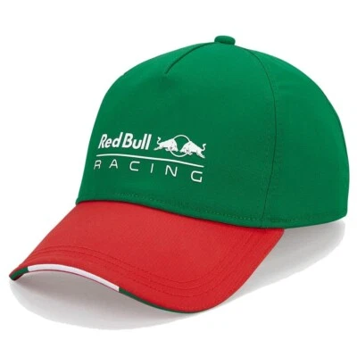 Red Bull Racing Classic Cap: Red Bull Racing F1 Team Hat (Green with Red) - Image 1 of 4