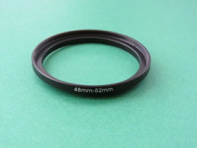 48mm-52mm Stepping Step Up Male-Female Lens Filter Ring Adapter 48mm-52mm  - Image 1 of 2