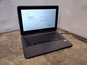 Dell Chromebook 11 3100 11.6" Touchscreen Intel Celeron 4GB 16GB eMMC ChromeOS - Picture 1 of 7