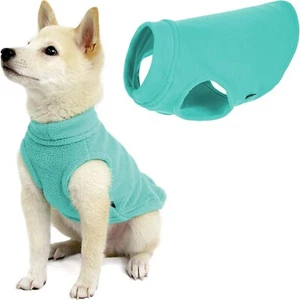 Pullover Sweater for Dogs - GOOBY Stretch Fleece Vest - X-Small (7") Mint - Picture 1 of 10