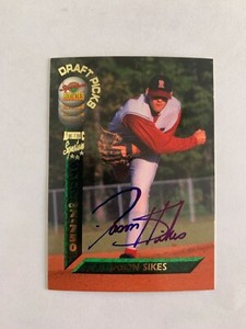 1994 Signature Rookies Draft Picks Signatures #78 Jason Sikes /7750 AUTO