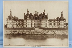 Circa 1913 France Chateau de Chambord Print Loire Valley Leonardo da Vinci - Picture 1 of 3