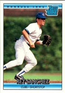 1992 Donruss - Rated Rookie #412 Rey Sanchez (RC) - Picture 1 of 2