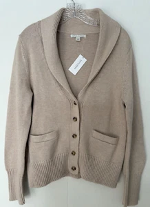 Banana Republic Ladies Cardigan Sweater, NWT, Color Beige, Size L, see details - Picture 1 of 6