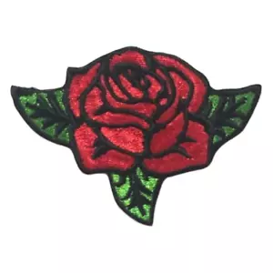 Rosa Flor Bordado Parches Hierro en Chaquetas Vaqueros Ropa Coser en Gorra Aplique - Imagen 1 de 2