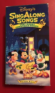 Disney Sing Along Songs Very Merry Christmas Song Vol. 8 VHS 1997 - Picture 1 of 4
