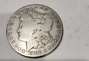 1902 O Morgan Silver Dollar $1 As Is - Picture 1 of 2