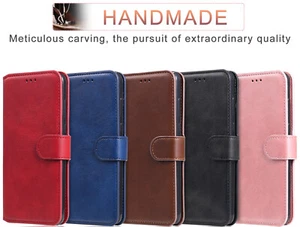 Case for Xiaomi Note 10 Pro Poco M2 Pro PU Leather Flip Wallet Case Phone Cover - Picture 1 of 16