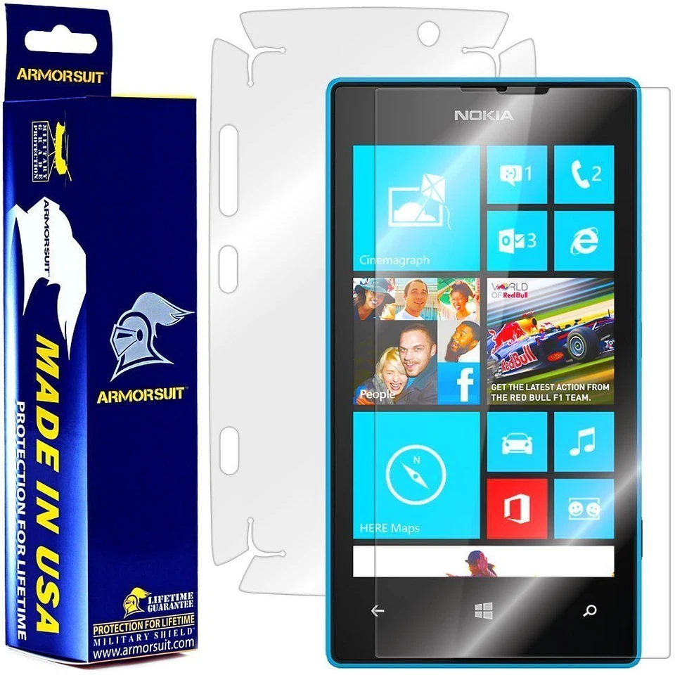 Protector de pantalla ArmorSuit MilitaryShield Nokia Lumia 520 + Protector de cuerpo completo Foto 1 de 4
