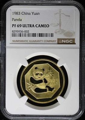 1983 CHINA PANDA YUAN NGC PR69DCAM - Image 1 of 4