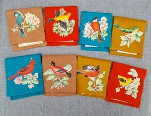 VTG Handcrafted Pack of 8 Two Table Progressive Bridge Score Pads Tallies Birds - Picture 1 of 3