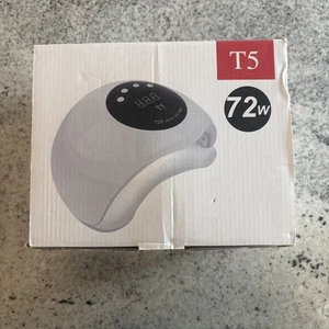 LAMPADA LED/UV T 5 72w 2 in 1 lampada per unghie blu - Foto 1 di 9