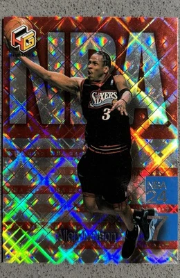 Allen Iverson 1999 cubierta superior HoloGrFX NBA 24/7 #2 Foto 1 de 2