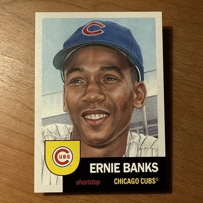 Sharp!  2019 TOPPS LIVING SET # 217 ERNIE BANKS Chicago Cubs HOF 5,406 Printed - Image 1 of 4