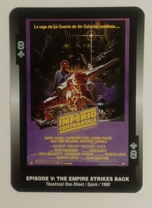 2009 Star Wars Filmplakat Spielkarte Das Imperium schlägt zurück 8 Clubs - Bild 1 von 2
