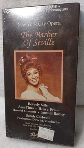 The Barber of Seville New York City Opera VHS,1988)*New*Sealed*Free Shipping* - Picture 1 of 21