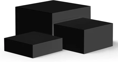 Elevadores de buffet 3 piezas, soportes de exhibición de elevadores de acrílico, suministros de catering buffet  Foto 1 de 4