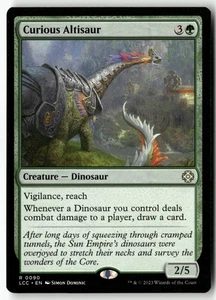 Curious Altisaur R 90 sin lámina casi nuevo MTG Commander: The Lost Caverns of Ixalan Magi - Imagen 1 de 1