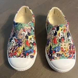 Disney Native Shoes Junior Shoes Sz C8 Bone White Jefferson Slip On Sneaker - Picture 1 of 6