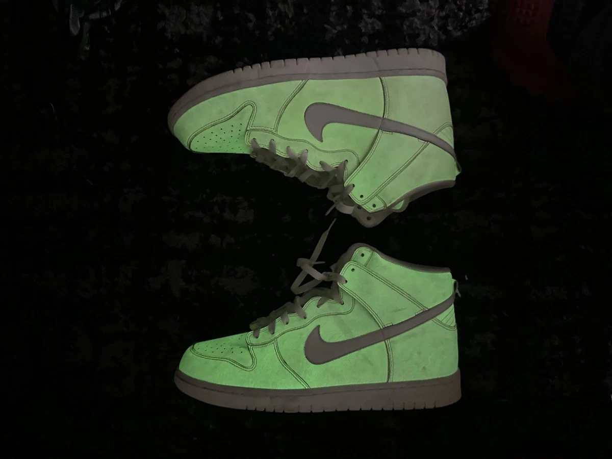 Nike Dunk Premium High Glow In The Dark | eBay
