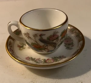 Wedgewood Floral Miniatur Teetasse und Untertasse (26) - Bild 1 von 5